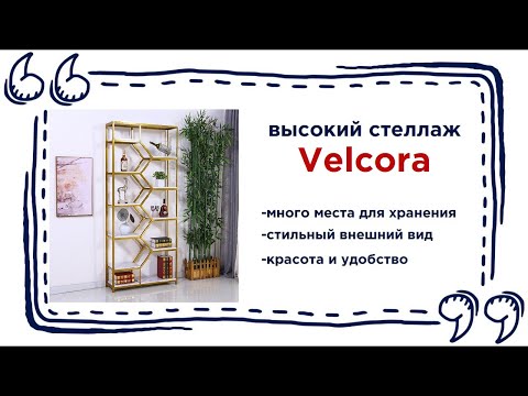 Красивый стеллаж для книг Velcora. Купить модный стеллаж в комнату в Калининграде и области