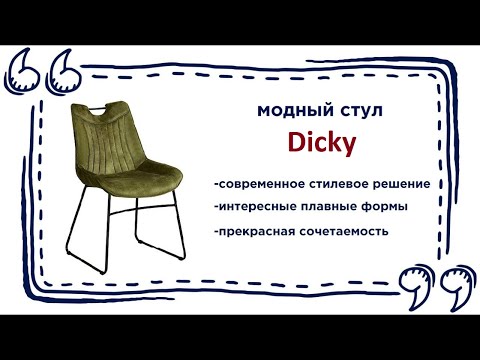 Современный модный стул Dicky. Купить стильный стул на кухню в Калининграде и области